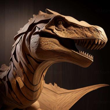 3D model Acrocanthosaurus (STL)